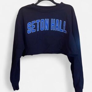 Seton Hall Cropped Crewneck